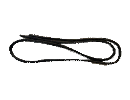 deur rubber links & rechts 3,5mtr