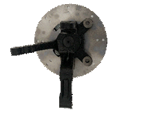 Fusee met remschijf Rechts
