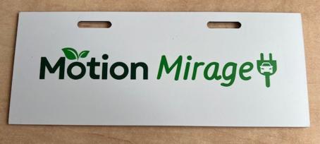 kentekenplaat Motion Mirage