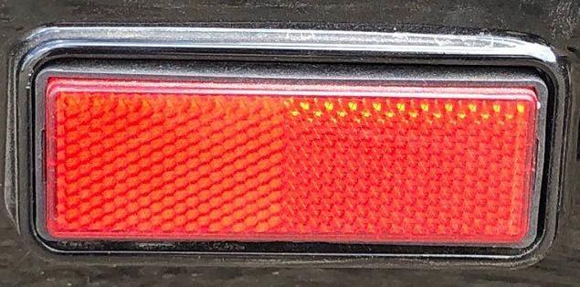 Achterbumper reflector