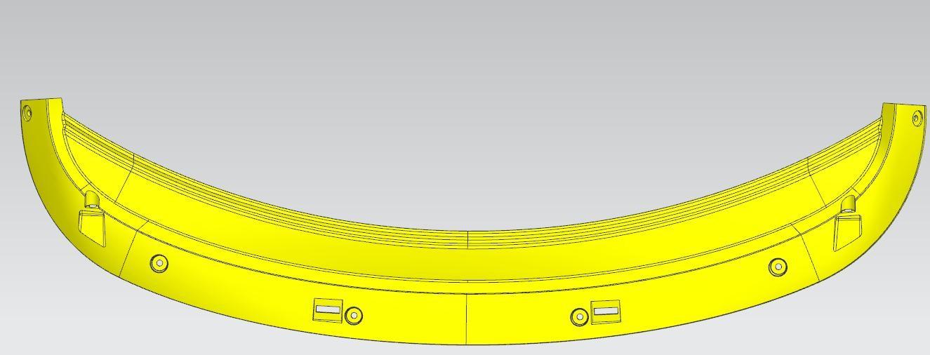 Glas afdekking voorzijde