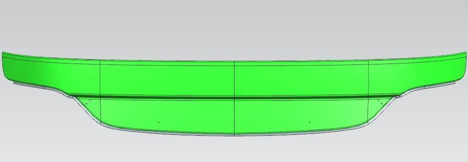 Vuurbumper decoratie (onder LED strip)
