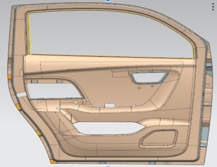 Deur interieur links